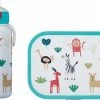 Beste Verkoop ⭐ Mepal – Lunchset Campus (pu + Lb) – Pop-up Drinkfles En Broodtrommel Voor Kinderen – Animal Friends – Bento Box – Lekvrij ????