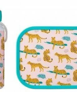 Nieuw ⌛ Mepal – Lunchset Campus (pu + Lb) – Pop-up Drinkfles En Broodtrommel Voor Kinderen – Leopard – Bento Box – Lekvrij ????
