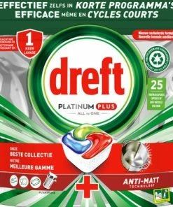 Top 10 ???? Dreft Platinum Plus All In One - Vaatwastabletten - Voordeelverpakking 5 X 25 Stuks ????