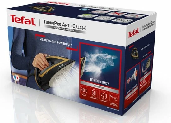 Aanbiedingen ???? Tefal TurboPro Anti-Calc FV5696 - Strijkijzer ???? 12 Aanbiedingen ???? Tefal TurboPro Anti-Calc FV5696 - Strijkijzer ???? - Afbeelding 10