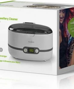 Beste Pirce ???? Nedis Ultrasone Juwelenreiniger | 130 Mm | 200 Mm | 125 Mm | Netvoeding | 230 V AC 50 Hz | Euro / Type-C (CEE 7/16) | Wit | Kunststof ✨ -Yoshiko Shop 550x404 3