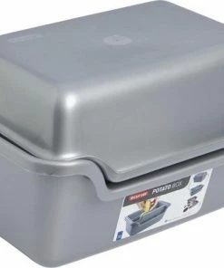 Groothandel ???? Curver Aardappelschilbak 29x24.5x40.1 Cm 20L Zilver ????