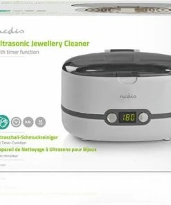Beste Pirce ???? Nedis Ultrasone Juwelenreiniger | 130 Mm | 200 Mm | 125 Mm | Netvoeding | 230 V AC 50 Hz | Euro / Type-C (CEE 7/16) | Wit | Kunststof ✨ -Yoshiko Shop 550x409 2