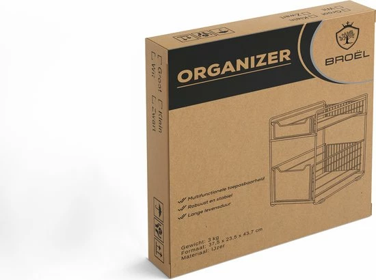 Flash-uitverkoop ???? BROËL™ Organizer – Ladekast - Opbergrek - Aanrecht Organiser – Keuken Organizers - Ladeblok - Kast Organizer - Organizer Lade - Wit - Ladesysteem - Gootsteen Organizer - Gootsteenkast Organizer - Keukenrek - Tweelaags – Metaal – Antislip ???? 11 Flash-uitverkoop ???? BROËL™ Organizer – Ladekast - Opbergrek - Aanrecht Organiser – Keuken Organizers - Ladeblok - Kast Organizer - Organizer Lade - Wit - Ladesysteem - Gootsteen Organizer - Gootsteenkast Organizer - Keukenrek - Tweelaags – Metaal – Antislip ???? - Afbeelding 9