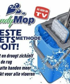 Hete verkoop ???? Handy Mop - Dweilsysteem - Vloerwisser - Emmer Met Wringer - Blauw ✨ 11 Hete verkoop ???? Handy Mop - Dweilsysteem - Vloerwisser - Emmer Met Wringer - Blauw ✨ -Yoshiko Shop 550x410 5