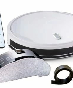 Groothandel ???? Zoef Robot Jannie Robotstofzuiger Met Dweilfunctie /slimme Navigatie JS800WG Robotstofzuiger APP / Dweil / Glazen Top ⭐