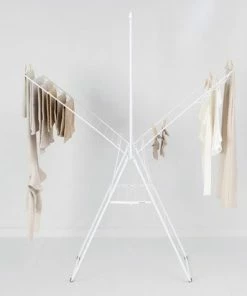 Hete verkoop ???? Brabantia HangOn Droogrek Inklapbaar - 25 Meter - Met Stang - White ⭐ -Yoshiko Shop 550x412 47