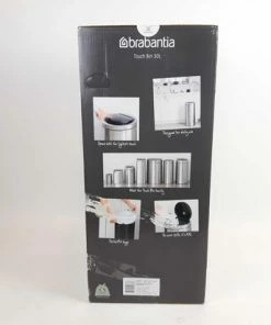 Beste deal ???? Brabantia Touch Bin Flat Top 30 L - Matt Black ???? -Yoshiko Shop 550x412 52