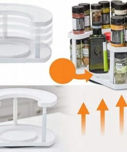 Beste Pirce ❤️ Draaiplateau Keuken - Kruidenrek - Keukenkast - Keuken Organizer - Draaibaar - 2 Etages - Rheme ???? 16 Beste Pirce ❤️ Draaiplateau Keuken - Kruidenrek - Keukenkast - Keuken Organizer - Draaibaar - 2 Etages - Rheme ???? -Yoshiko Shop 550x413 2