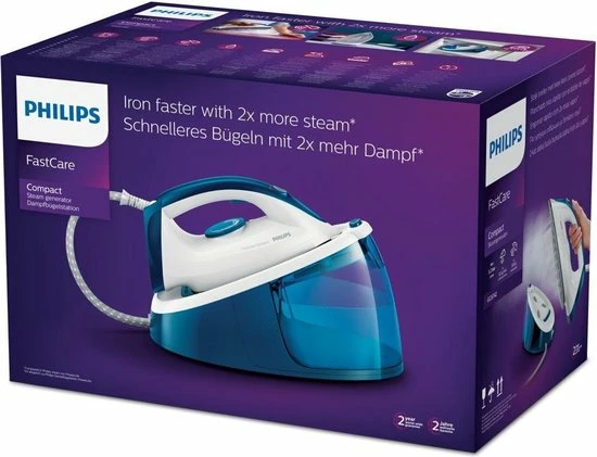 Goedkoopste ???? Philips FastCare Compact GC6742/20 - Stoomgenerator ✔️ 8 Goedkoopste ???? Philips FastCare Compact GC6742/20 - Stoomgenerator ✔️ - Afbeelding 6
