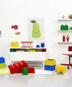 Korting ???? Opbergbox Brick 8, Blauw - LEGO ???? -Yoshiko Shop 550x423