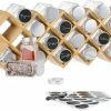 Promo ???? Gadgy Kruidenrek Met 18 Glazen Kruidenpotjes Met Strooideksel - Incl. Labels En Marker - Bamboe Hout - 43 X 18cm ⭐ -Yoshiko Shop 550x428 4