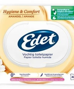 Flash-uitverkoop ⌛ Edet Vochtig Toiletpapier - 294 Stuks - Amandel ❤️