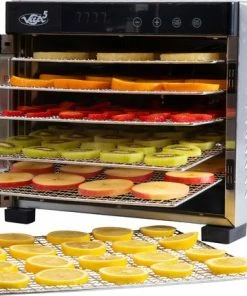 Top 10 ???? Vita5 Nobel PRO 6 Voedseldroger – Droogoven - RVS – 24-Uurs Timer – Led-bedieningspaneel – Dehydrator – 6 Laags ???? -Yoshiko Shop 550x430 4