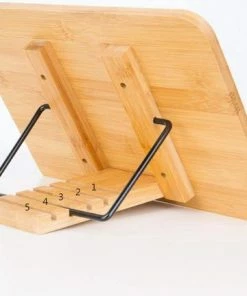 Beste Verkoop ???? Vitamo™ Bamboe Kookboekstandaard 5 Standen - Bladzijdehouder - Geschikt Voor Dikke Kookboek - Compact - Duurzaam Hout - Roos ???? -Yoshiko Shop 550x432 9