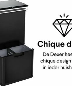 Top 10 ✔️ Afvalscheiding Prullenbak - 4 Vakken - 60 Liter (2×18L + 2×12L) - Recycle Sensor Prullenbak Homra DEXER - RVS Afvalemmer - Afvalscheidingsprullenbak - Design Keuken Afvalemmer - Automatische Lucht- En Bacterie Filter - Soft Close Deksel – Kleur Zwart ???? 42 Top 10 ✔️ Afvalscheiding Prullenbak - 4 Vakken - 60 Liter (2×18L + 2×12L) - Recycle Sensor Prullenbak Homra DEXER - RVS Afvalemmer - Afvalscheidingsprullenbak - Design Keuken Afvalemmer - Automatische Lucht- En Bacterie Filter - Soft Close Deksel – Kleur Zwart ???? -Yoshiko Shop 550x433 3