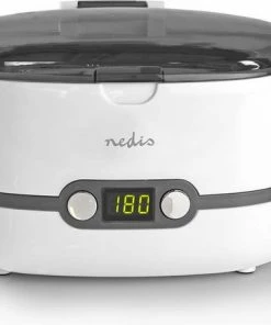 Beste Pirce ???? Nedis Ultrasone Juwelenreiniger | 130 Mm | 200 Mm | 125 Mm | Netvoeding | 230 V AC 50 Hz | Euro / Type-C (CEE 7/16) | Wit | Kunststof ✨