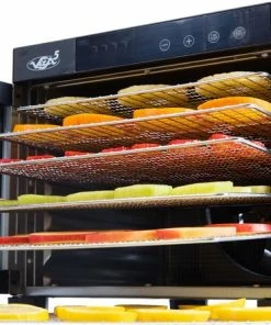 Top 10 ???? Vita5 Nobel PRO 6 Voedseldroger – Droogoven - RVS – 24-Uurs Timer – Led-bedieningspaneel – Dehydrator – 6 Laags ???? -Yoshiko Shop 550x441 1