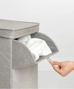 Nieuw ???? Brabantia Wasmand Met Deksel - Stapelbaar - 35 L - Grey ⭐ -Yoshiko Shop 550x448 2