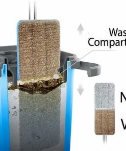 Hete verkoop ???? Handy Mop - Dweilsysteem - Vloerwisser - Emmer Met Wringer - Blauw ✨ 10 Hete verkoop ???? Handy Mop - Dweilsysteem - Vloerwisser - Emmer Met Wringer - Blauw ✨ -Yoshiko Shop 550x457 4