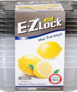 Goedkoopste ???? Lock&Lock Meal Prep Bakjes – Diepvriesbakjes - Vershoudbakjes Set Met Deksel - Magnetron Bakjes - Stevig En Herbruikbaar - BPA Vrij - Set Van 6 Stuks - 520ml ???? -Yoshiko Shop 550x459 2