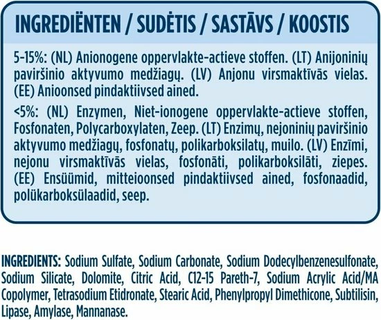 Flash-uitverkoop ???? 4x Neutral Waspoeder Kleur 3 Kg ???? 7 Flash-uitverkoop ???? 4x Neutral Waspoeder Kleur 3 Kg ???? - Afbeelding 5