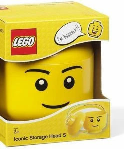 Gloednieuw ???? Opbergdoos LEGO-hoofd Boy, Geel - Polypropyleen - LEGO ???? -Yoshiko Shop 550x463 3