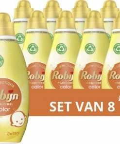 Goedkoop ???? Robijn Klein & Krachtig Collections Zwitsal Color Vloeibaar Wasmiddel - 8 X 19 Wasbeurten - Voordeelverpakking ❤️