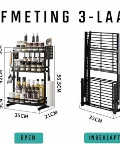 Korting ⭐ TammaT - Kruidenrek - Kruidenrek Staand - Inklapbare Keukenrek - 3-laags 35x21x56,5CM - Keuken Organizer - Aanrecht Organizer - Keuken Opslag - Roestvrij Staal - Opbergrek - Keuken Organizers - Roestvrij En Krasvrij ???? 27 Korting ⭐ TammaT - Kruidenrek - Kruidenrek Staand - Inklapbare Keukenrek - 3-laags 35x21x56,5CM - Keuken Organizer - Aanrecht Organizer - Keuken Opslag - Roestvrij Staal - Opbergrek - Keuken Organizers - Roestvrij En Krasvrij ???? -Yoshiko Shop 550x469 5