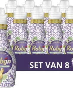Gloednieuw ✨ Robijn Collections Spa Sensation Wasverzachter - 8 X 30 Wasbeurten - Voordeelverpakking ????