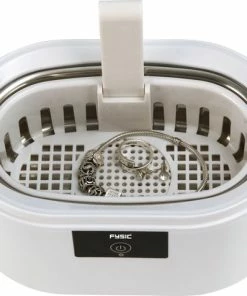 Coupon ???? Fysic FC-22 - Ultrasoon Reiniger - Grondige Ultrasoon Reiniger Met Automatische Stop - Wit / Grijs ⭐ -Yoshiko Shop 550x477 2