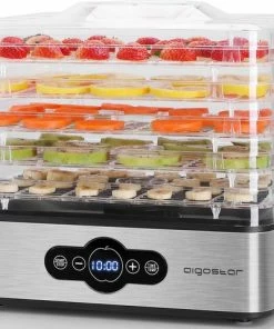 Aanbiedingen ???? Aigostar Crispy 30INI - Voedseldroger - Elektrische Droogautomaat - 5 Lagen ????