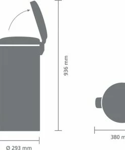 Goedkoop ⭐ Brabantia NewIcon Prullenbak - 30 L - Soft Beige ???? 17 Goedkoop ⭐ Brabantia NewIcon Prullenbak - 30 L - Soft Beige ???? -Yoshiko Shop 550x481