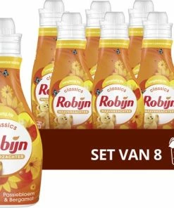 Coupon ???? Robijn Classics Passiebloem & Bergamot Wasverzachter - 8 X 30 Wasbeurten - Voordeelverpakking ????