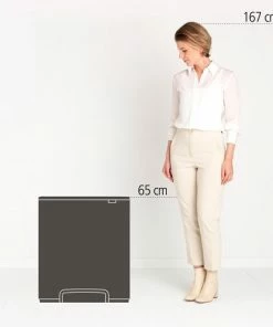 Uitgang ???? Brabantia Bo Prullenbak - 2 X 30 L - Met 80 Vuilniszakken - Matt Black ???? -Yoshiko Shop 550x484 5