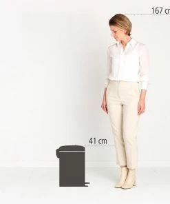 Gloednieuw ???? Brabantia NewIcon Prullenbak - 12 L - Matt Black ???? -Yoshiko Shop 550x484 7