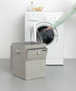 Nieuw ???? Brabantia Wasmand Met Deksel - Stapelbaar - 35 L - Grey ⭐ -Yoshiko Shop 550x494 4