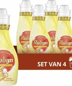 Hete verkoop ???? Robijn Collections Zwitsal Wasverzachter - 4 X 30 Wasbeurten - Voordeelverpakking ????