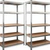 Goedkoopste ???? Monzana 2 Stuks Stellingkast / Opbergrek Met 5 Planken - 175x75x30cm - 350kg ⭐ -Yoshiko Shop 550x498 1