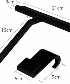 Kopen ???? ATV PERFECTUM Douchewisser Zwart Met Ophangsysteem - Raamwisser- Trekker Douche - Silicone - 21cm X 16cm - Badkamer Accessoires - Douchewisser ???? -Yoshiko Shop 550x498