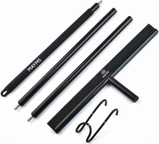 Beste deal ???? MAYMS® Vloerwisser Badkamer - Vloertrekker - Vloertrekker Met Steel - Floor Wiper - Aftrekker - RVS - Zwart - Design - Wisser - Vloerwisser Douche ???? 9 Beste deal ???? MAYMS® Vloerwisser Badkamer - Vloertrekker - Vloertrekker Met Steel - Floor Wiper - Aftrekker - RVS - Zwart - Design - Wisser - Vloerwisser Douche ???? - Afbeelding 7