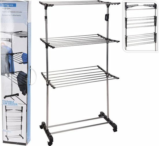 Aanbiedingen ⭐ Storage Solutions Koopman Droogtoren - Verrijdbaar En Inklapbaar - 17 Meter Drooglengte ???? 15 Aanbiedingen ⭐ Storage Solutions Koopman Droogtoren - Verrijdbaar En Inklapbaar - 17 Meter Drooglengte ???? - Afbeelding 13