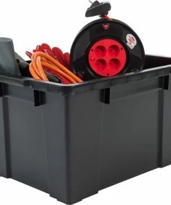 Goedkoop ???? IRIS OHYAMA IRIS Powerbox Kunststof Opbergbox - 68L - 3 Stuks - Zwart/Rood ???? 9 Goedkoop ???? IRIS OHYAMA IRIS Powerbox Kunststof Opbergbox - 68L - 3 Stuks - Zwart/Rood ???? -Yoshiko Shop 550x508 4