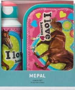 Aanbiedingen ⌛ Mepal – Lunchset Campus (pu + Lb) – Pop-up Drinkfles En Broodtrommel Voor Kinderen – My Horse – Bento Box – Lekvrij ???? -Yoshiko Shop 550x511 3
