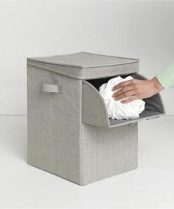 Nieuw ???? Brabantia Wasmand Met Deksel - Stapelbaar - 35 L - Grey ⭐ -Yoshiko Shop 550x512 4