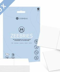 Kopen ???? Cosmeau Wasstrips 20 Wasbeurten Zeebries Wasmiddel Wasvellen Detergent Sheets Eco Laundry Strips - Plasticvrij Biologisch Eco ????