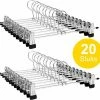 Flash-uitverkoop ???? Acaza Antislip Broekhangers Met Knijpers Voor Heren Of Dames - 20 Stuks - 31cm ???? -Yoshiko Shop 550x518 4