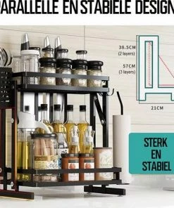 Korting ⭐ TammaT - Kruidenrek - Kruidenrek Staand - Inklapbare Keukenrek - 3-laags 35x21x56,5CM - Keuken Organizer - Aanrecht Organizer - Keuken Opslag - Roestvrij Staal - Opbergrek - Keuken Organizers - Roestvrij En Krasvrij ???? 24 Korting ⭐ TammaT - Kruidenrek - Kruidenrek Staand - Inklapbare Keukenrek - 3-laags 35x21x56,5CM - Keuken Organizer - Aanrecht Organizer - Keuken Opslag - Roestvrij Staal - Opbergrek - Keuken Organizers - Roestvrij En Krasvrij ???? -Yoshiko Shop 550x522 5