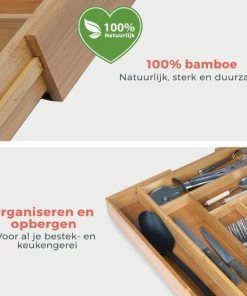 Beste recensies van ???? KitchenBrothers Bamboe Bestekbak 6 Vaks - Verstelbare Besteklade Organizer Uitschuifbaar Naar 8 Vaks - Bestek Opbergen - Opbergbak - Bestekcassette - 30-44.5 Cm - Hout ???? -Yoshiko Shop 550x524 6