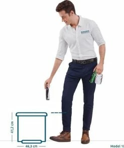 Nieuw ✔️ EKO EcoCasa III Recycling Pedaalemmer 20 + 9 L Zwart ???? -Yoshiko Shop 550x527 3